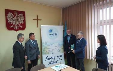 Obrady Zarządu Związku Miast i Gmin Nadnoteckich w Urzędzie Miejskim w Ujściu, 13.02.2023 r. (fot. Archiwum Biura ZMiGN) 9