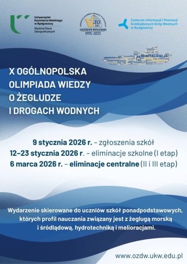 Og&oacute;lnopolska Olimpiada Wiedzy o Żegludze i Drogach Wodnych