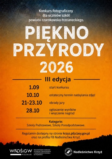 Konkurs fotograficzny - Piękno przyrody - Nadleśnictwo Krzyż Wlkp.