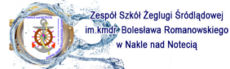 Herb Zespołu Szk&oacute;ł Żeglugi Śr&oacute;dlądowej im. kmdr Bolesława Romanowskiego w Nakle nad Notecią